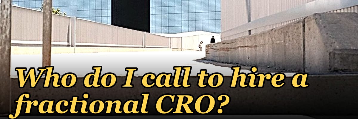 Who do I call to hire a fractional CRO?
