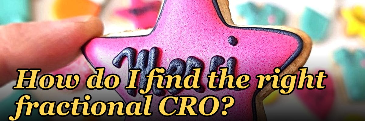 How do I find the right fractional CRO?