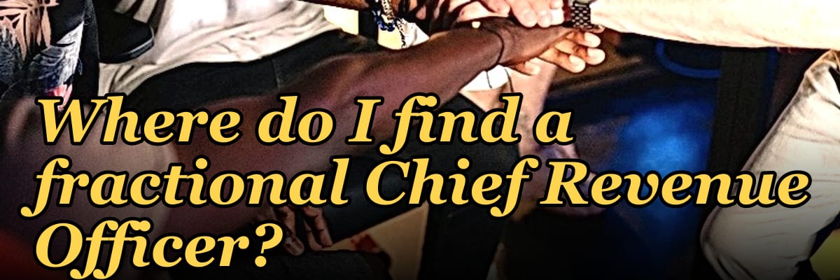 Where do I find a fractional Chief Revenue Officer?