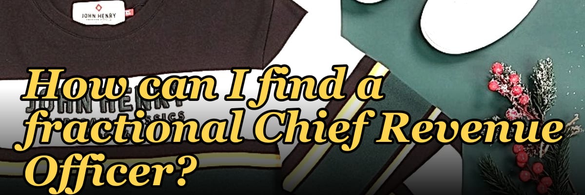 How can I find a fractional Chief Revenue Officer?