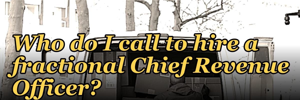 Who do I call to hire a fractional Chief Revenue Officer?