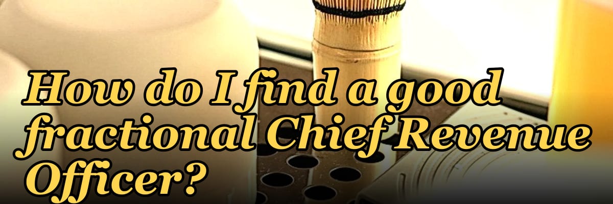How do I find a good fractional Chief Revenue Officer?