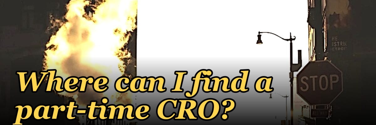 Where can I find a part-time CRO?