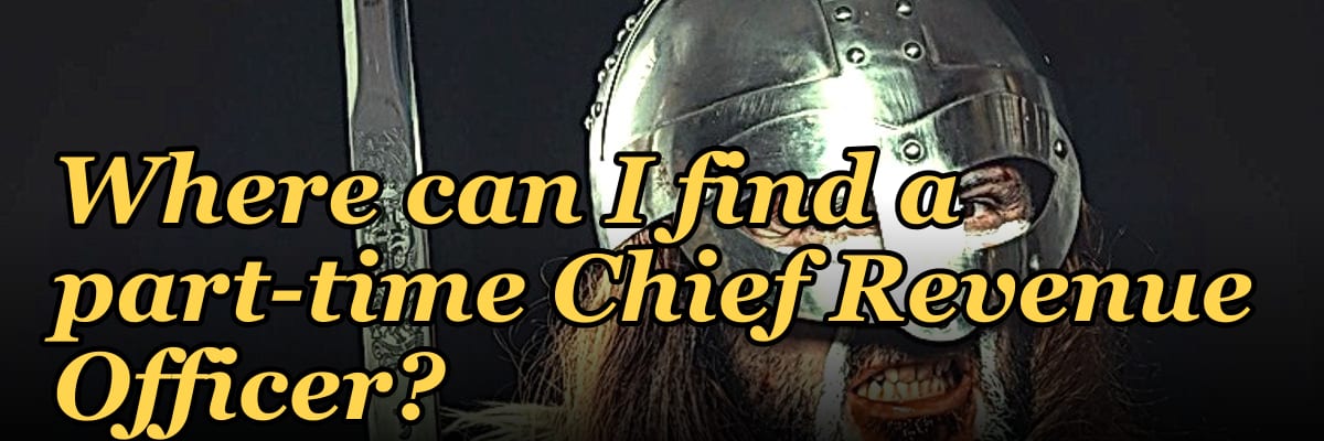 Where can I find a part-time Chief Revenue Officer?