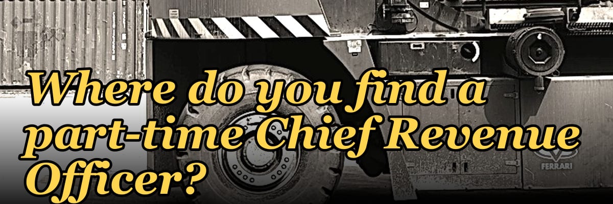 Where do you find a part-time Chief Revenue Officer?