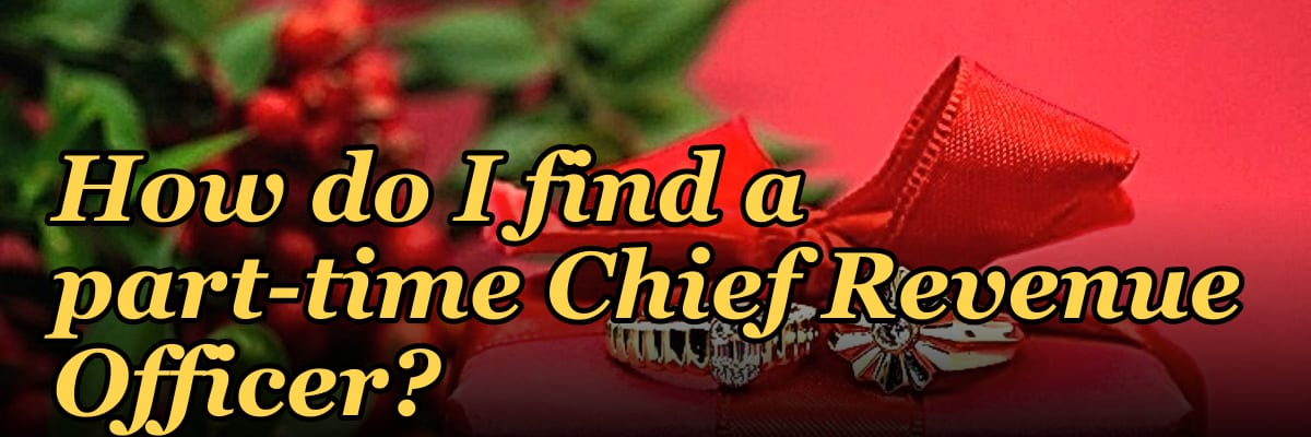 How do I find a part-time Chief Revenue Officer?