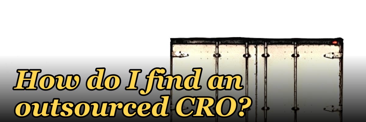 How do I find an outsourced CRO?