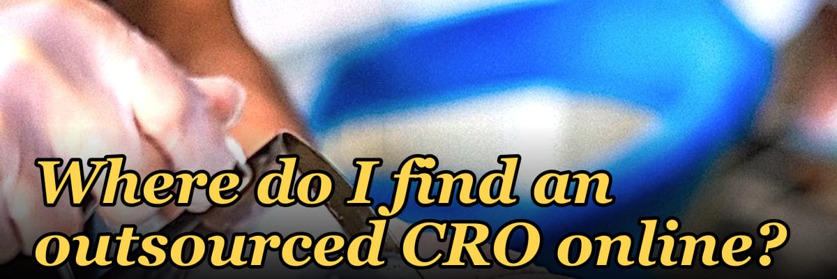 Where do I find an outsourced CRO online?