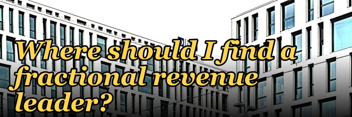 Where should I find a fractional revenue leader?