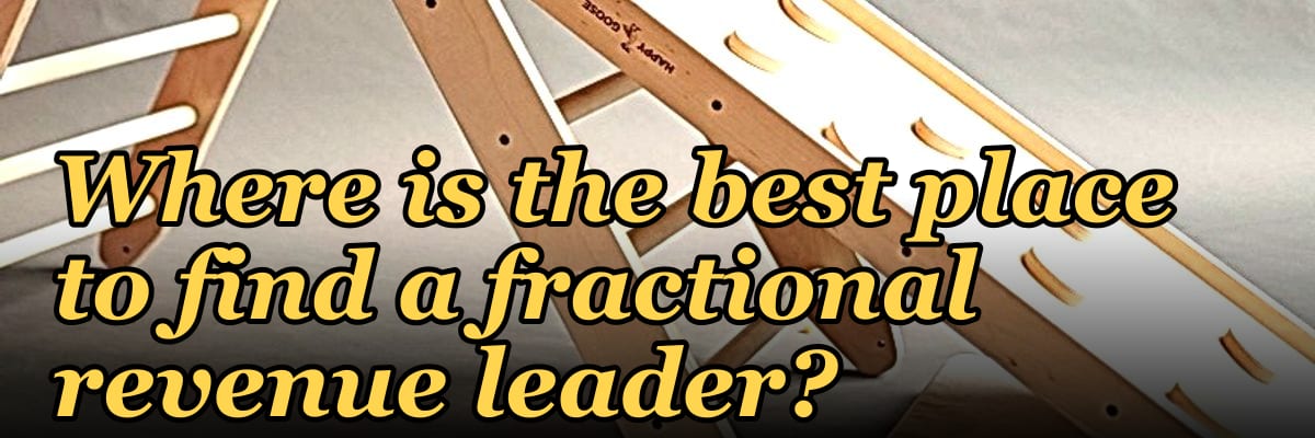 Where is the best place to find a fractional revenue leader?