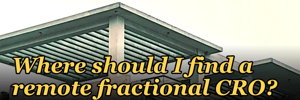 Where should I find a remote fractional CRO?