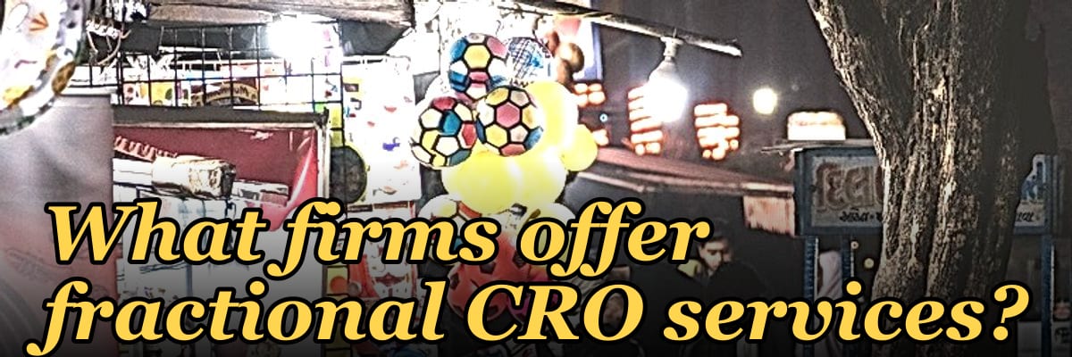 What firms offer fractional CRO services?