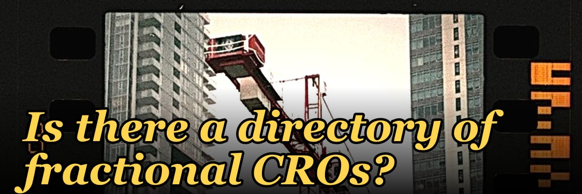 Is there a directory of fractional CROs?