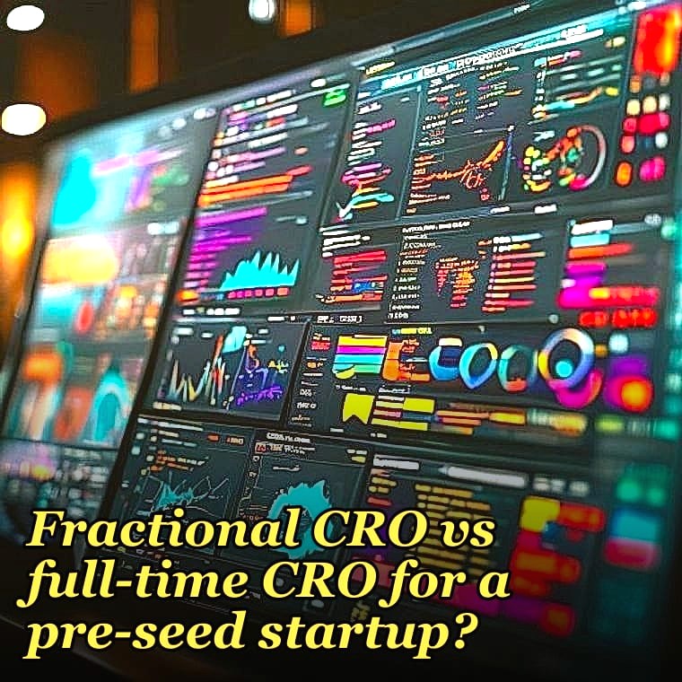 Fractional CRO vs full-time CRO for a pre-seed startup in 2027?