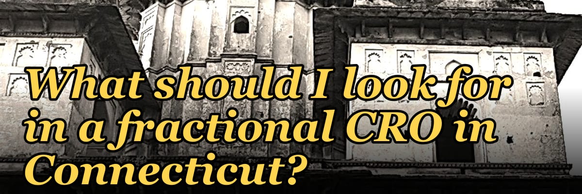 What should I look for in a fractional CRO in Connecticut in 2027?