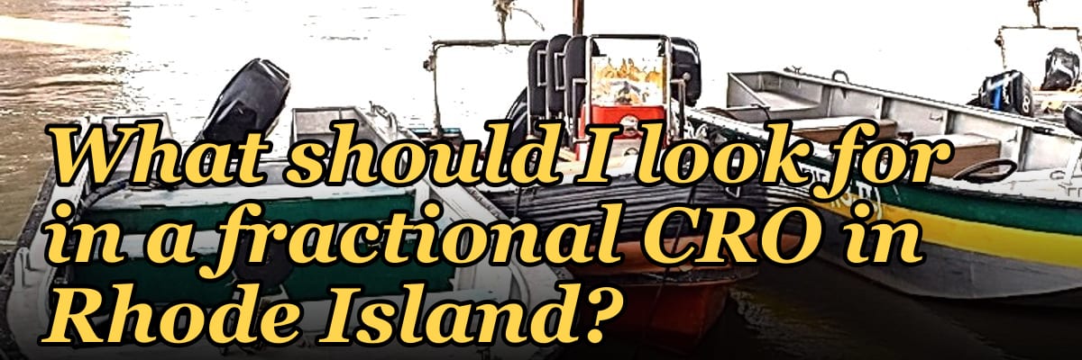 What should I look for in a fractional CRO in Rhode Island in 2027?