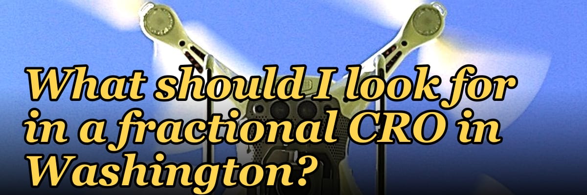 What should I look for in a fractional CRO in Washington in 2027?