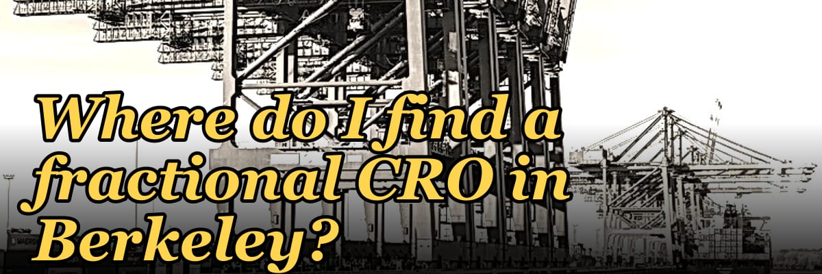 Where do I find a fractional CRO in Berkeley in 2027?