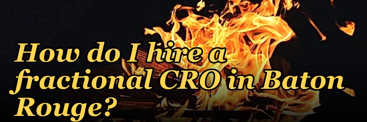 How do I hire a fractional CRO in Baton Rouge in 2027?