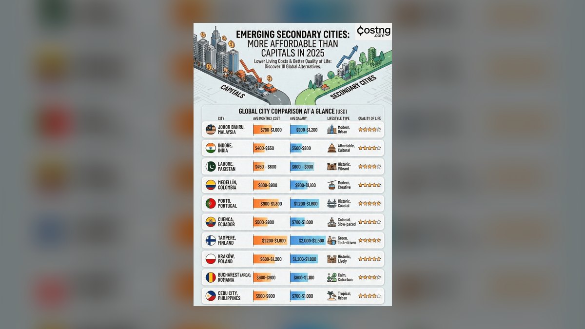 Best Affordable Global Cities for Digital Nomads Outside Europe in 2027 — figure 3