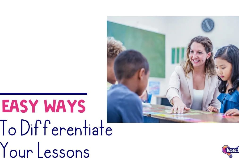 How do you differentiate a single lesson for three reading levels — figure 8