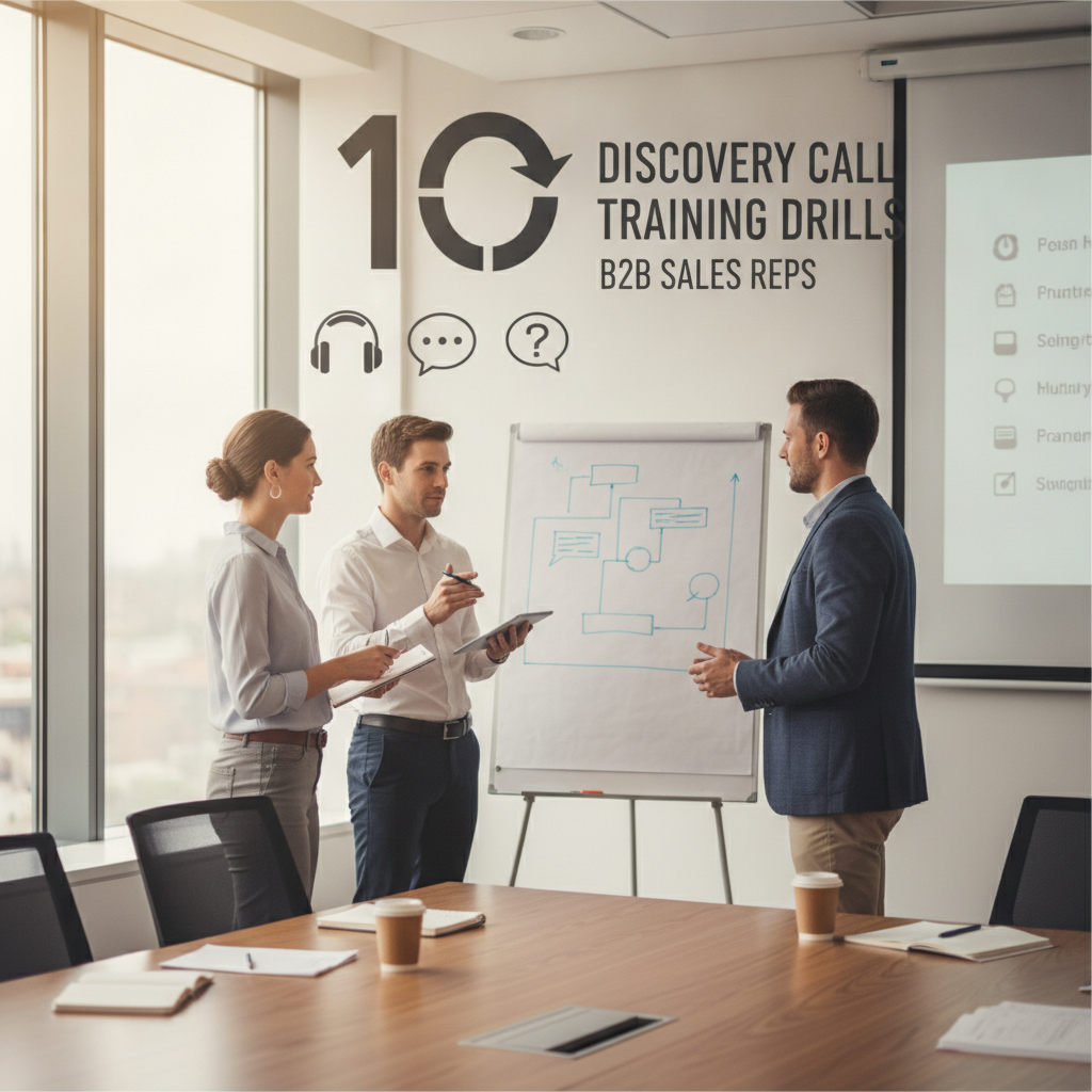 Top 10 discovery call training drills for B2B sales reps