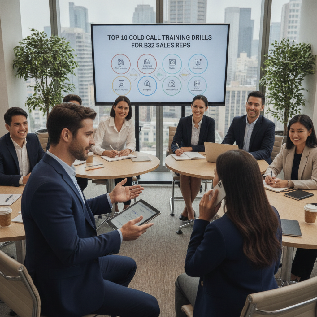 Top 10 cold call training drills for B2B sales reps